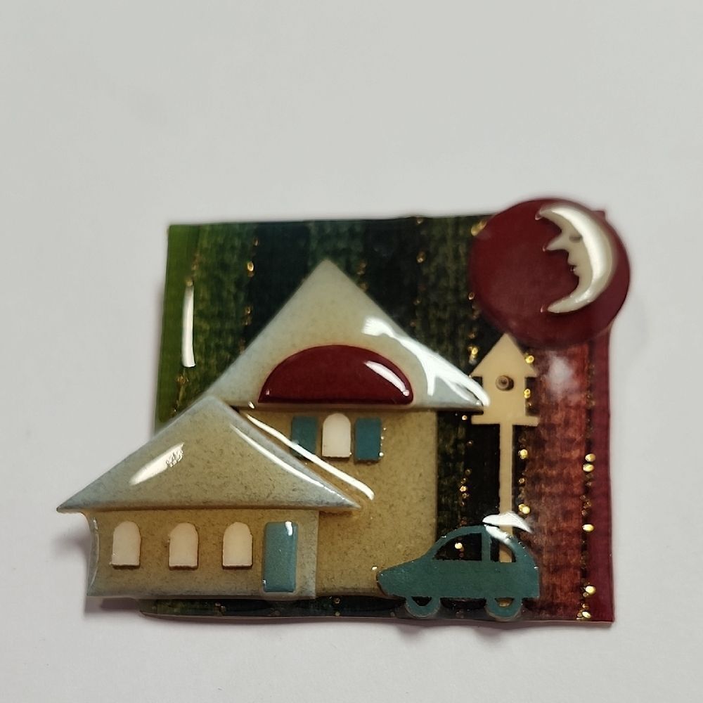 House Pins By Lucinda Brooch